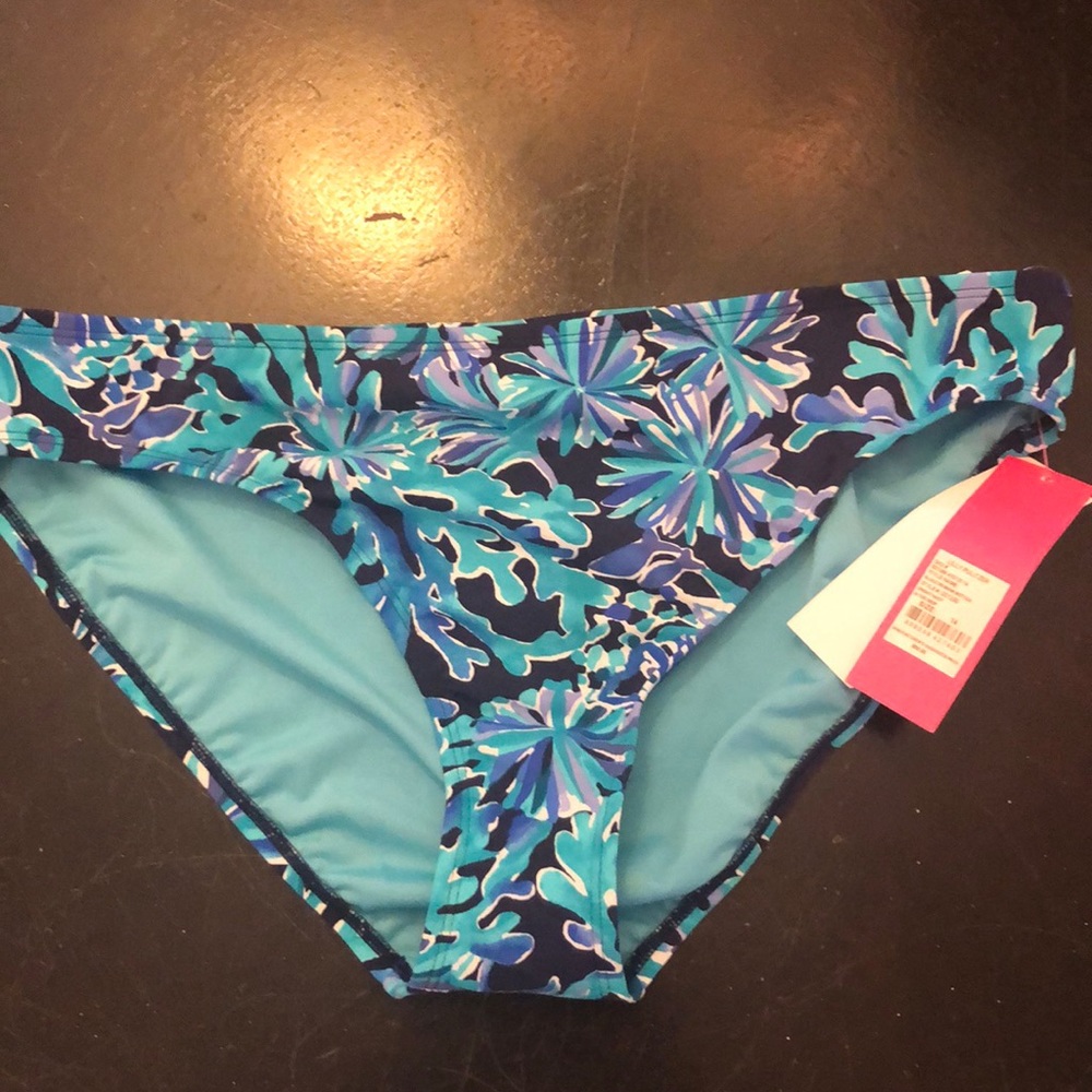 Lilly Pulitzer Womens Sz14 Blossom Bikini Bottom